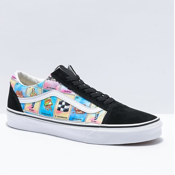 loteria print vans